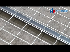 Warehouse Standard Size Flare Waterfall Gelast gegalvaniseerd staal metaal opslag draadnet Dekken voor