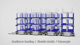 Telescopische elektrische mobiele draagarmstellingen