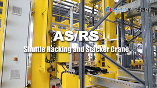 Radio Shuttle-rek- en stapelkraan ASRS