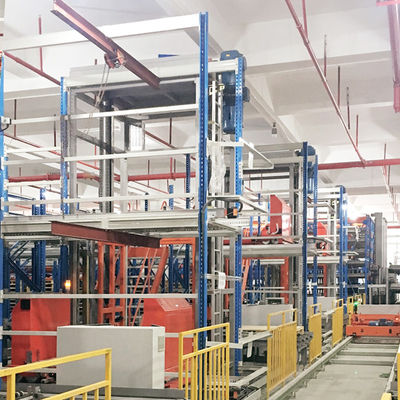Twee-weg radio shuttle kar en drager ASRS automatisch opslag- en ophaalsysteem Pallet runner rekken systeem