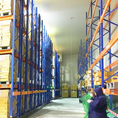 Elektrisch mobiel palletstelling railsysteem grondgeleiding open type elektrisch mobiel rek magazijnopslag rek