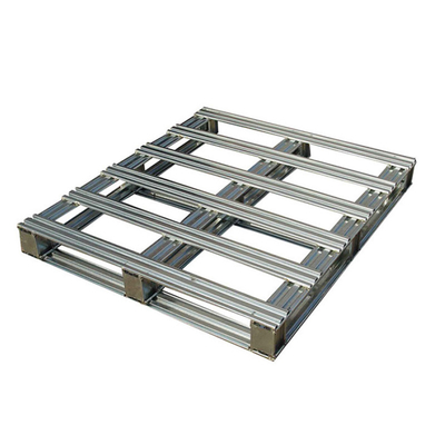 A08: Dubbeldekstaalpallet voor opslag in een magazijn