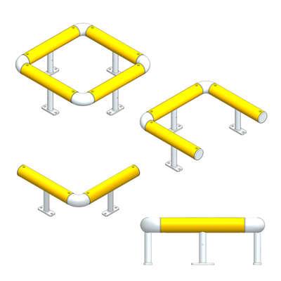 B09 Bouw- en zuilbescherming Flexible anti-collision barrier SA Polygon Traffic Barrier