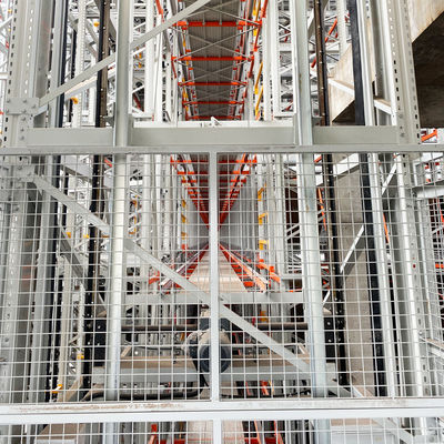 Vervoerder en pendelwagen Driedimensionaal opslagsysteem voor magazijnen Geautomatiseerd opslag- en ophaalsysteem ASRS