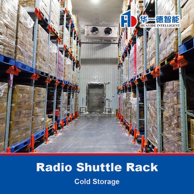 Radio Shuttle Rack Warehouse Storage Racking pallet runner rack systeem Shuttle Rack voor koelopslag