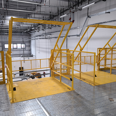 B02: Mezzanine-rekken Half-rack Mezzanine Multi-Tier Rack Storage Metal Mezzanine-systeem