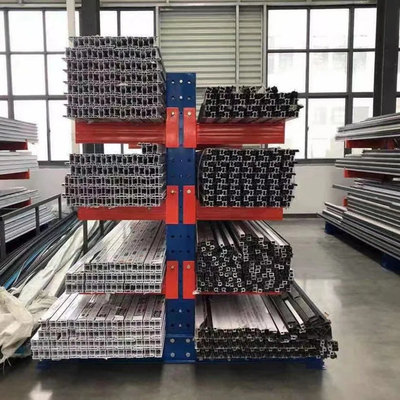 B23 Industriële zware opslagplaatsen met een- of tweeslachtig kanteleverrek voor het opslaan van buizen
