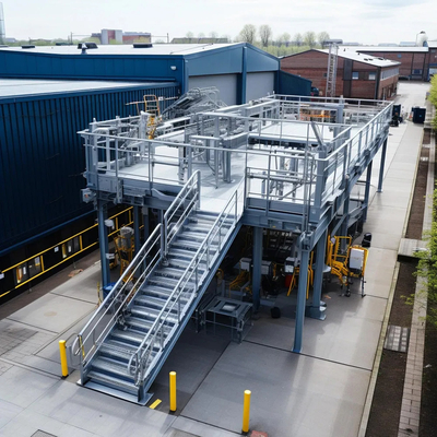 B24 Zware staalconstructieplatform voor industriële werkplaats