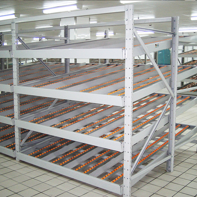B28 Carton Flow Rack Picking Rack Gravity Flow Roller Rack Warehouse Storage Rack