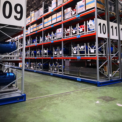 B36 Intelligent opslagsysteem in een magazijn Elektrisch mobiel palletrek Elektrisch mobiel rek systeem voor opslag in een koelruimte