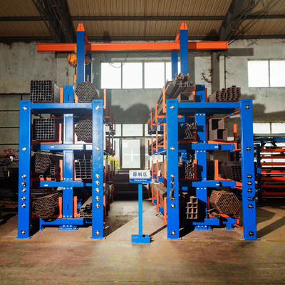 Pipe Teleskopisch schuifbalk Schap metalen plaat magazijn opslagrek Teleskopisch schuifbalk Schappen lange materialen