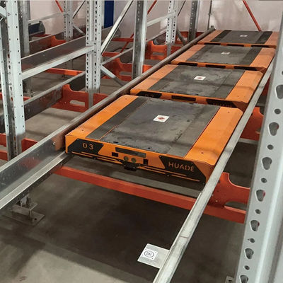 B45: Graanschuur Graan Depot Vierweg Radio Shuttle Racking ASRS pallet runner rekken systeem 4-weg Radio Shuttle Racking