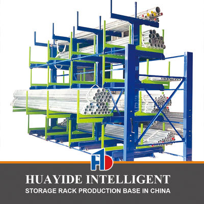 B51: Uitrolplaatmetaalrek Industrieel plaatmetaalrek Elektrisch telescopisch cantileverrek