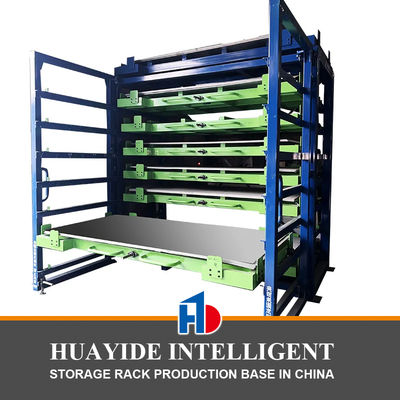 B51: Uitrolplaatmetaalrek Industrieel plaatmetaalrek Elektrisch telescopisch cantileverrek