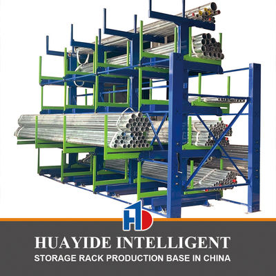 B52: Lange materiaalopslag uitschuifbare cantilever rekken voor staven en pijpen