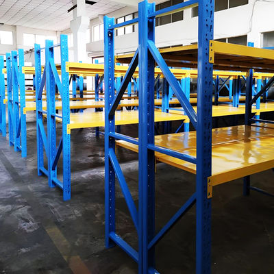 B57: Zware rekken - Magazijnstellingen - Kartonopslag - Lange overspanning rekken - Magazijnopslag rekken