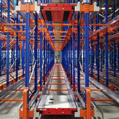 Tweerichtingsradio shuttle racking pallet runner rack systeem kamertemperatuur magazijn