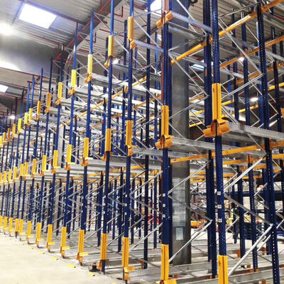 Tweerichtingsradio shuttle racking pallet runner rack systeem kamertemperatuur magazijn