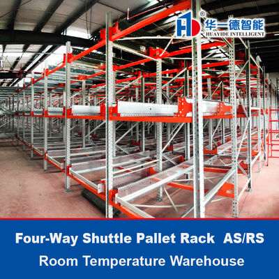 Vierweg Shuttle Pallet ASRS Magazijn Temperatuur Automatisch Opslag- en Terughaalsysteem Radio Shuttle Racking