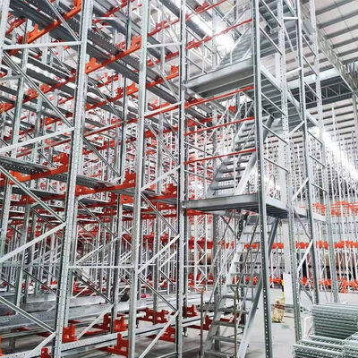 Vierwegshuttlepallet ASRS koelopslag Pakhuis Automatisch opslag- en ophaalsysteem Pallet Runner Racking
