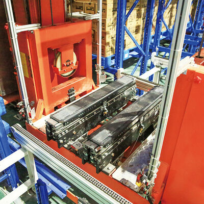 Stackerkraan Vloerondersteund SRM Opslag- en Ophaalmachine ASRS Automatisch Opslag- en Ophaalsysteem