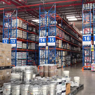 Achterste draadgashekken voor opslag in magazijnen