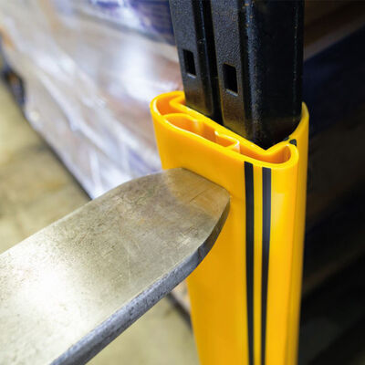 Robuuste Palletstelling Beschermer Magazijn Palletstelling Kolom Bescherming Flexibele Plastic Beschermer Rechtopstaande Beschermer