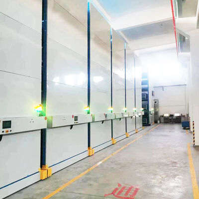 Autoonderdelen 2.5T Belasting Elektrische mobiele rekken met geleide rails