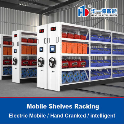 Elektrische Mobiele Legborden Handbediend Compact Verrijdbaar Legbord Hoge Dichtheid Legborden