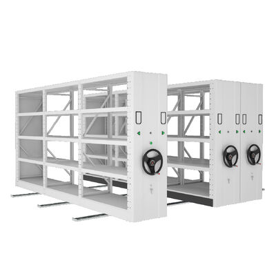 Elektrische Mobiele Legborden Handbediende Vracht Mobiele Stellingen Compacte Verplaatsbare Stellingen Hoge Dichtheid Legborden