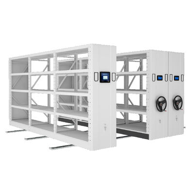 Elektrische Mobiele Legborden Handbediende Vracht Mobiele Stellingen Compacte Verplaatsbare Stellingen Hoge Dichtheid Legborden