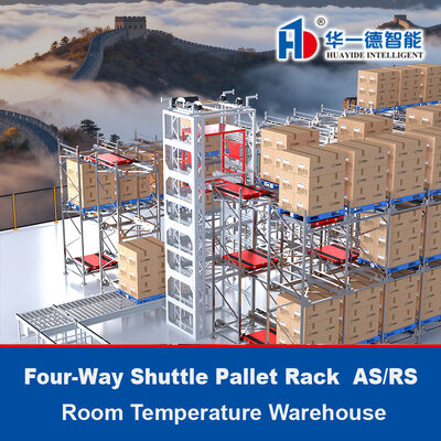 Vierweg Shuttle Pallet ASRS Magazijn Temperatuur Automatisch Opslag- en Terughaalsysteem Radio Shuttle Racking