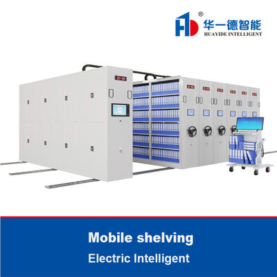 Slimme Elektronische Mobiele Opslagsystemen Intelligente Archiefopslagplanken Stalen Intelligente Compacte Bibliotheekplankensystemen voor Opslag