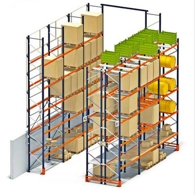 4000kg Zware Palletstelling Per Niveau Met 80×60 Kokerbalk
