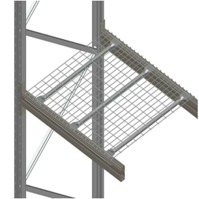 4000kg Zware Palletstelling Per Niveau Met 80×60 Kokerbalk