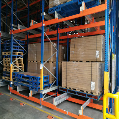 1400mm Breedte Radio Shuttle Racking 3mm Diepte Epoxyhars Elektrostatisch Spuiten