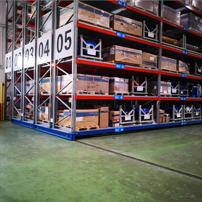 500 kg per laag staal elektrisch mobiel rekken economisch RAL kleur