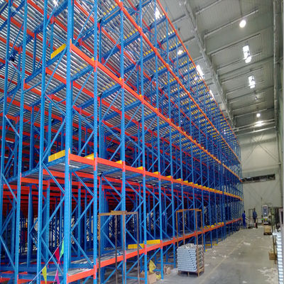 IOS9001 Hoogdichtheid Pallet Racking FIFO Pallet Flow Racking