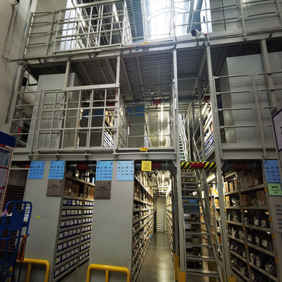 Staalplatform Mezzanine vloerrekken voor opslag in magazijnen
