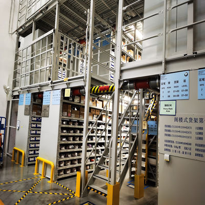 Staalplatform Mezzanine vloerrekken voor opslag in magazijnen