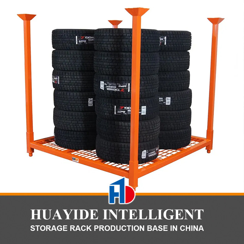 B31 Draagbare bandenrek bandenstapelingsrek 60 inch bandenrek bandenopslagrek