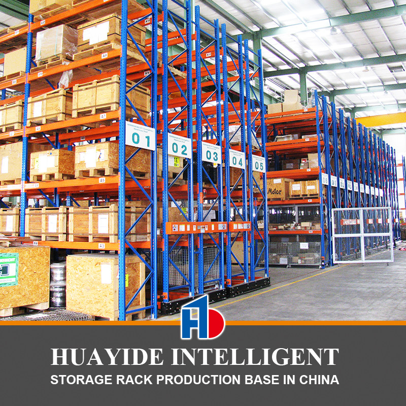 B36 Intelligent opslagsysteem in een magazijn Elektrisch mobiel palletrek Elektrisch mobiel rek systeem voor opslag in een koelruimte