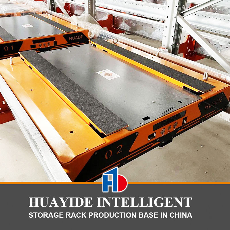 B45: Graanschuur Graan Depot Vierweg Radio Shuttle Racking ASRS pallet runner rekken systeem 4-weg Radio Shuttle Racking