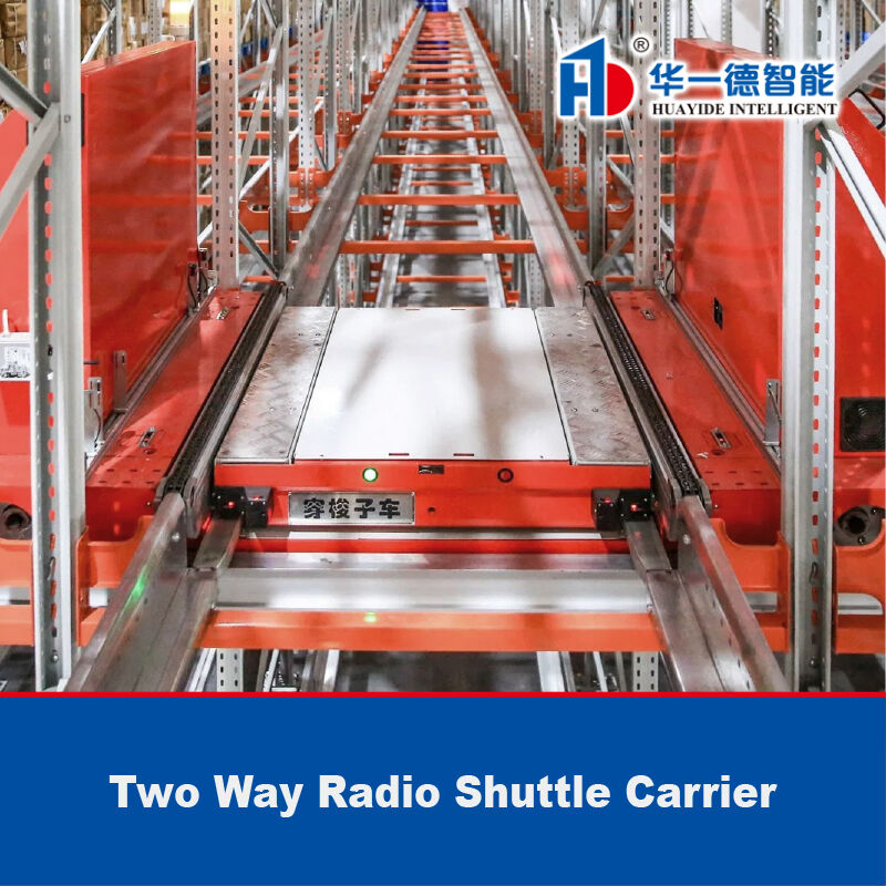 Twee-weg radio shuttle auto en drager voor radio shuttle racking ASRS automatisch opslag- en ophaalsysteem pallet runner racking
