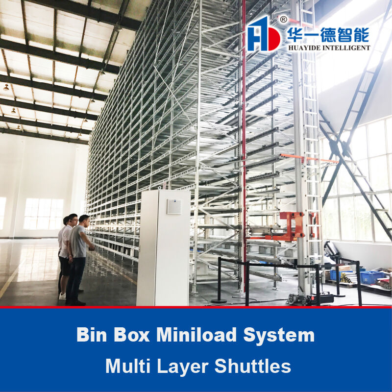Kofferbak Miniload-systeem Meerdere lagen Shuttles Miniload stapler kraan ASRS automatisch Kofferbak Picking and Retrieval System
