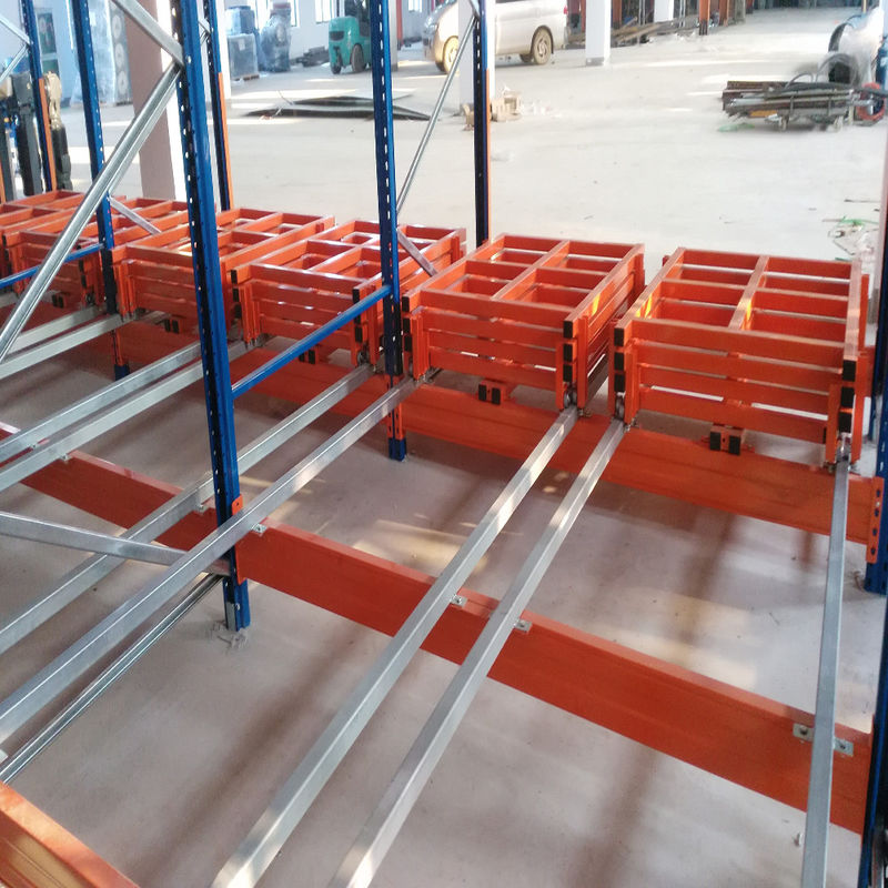 Push-back palletrekken opslagruimte Rack Push-back rack systeem Heavy Duty Racking