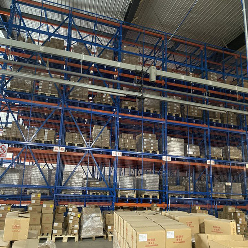 Q235 Stalen Zware Palletstelling 76,2 mm Steek Selectieve Palletstelling